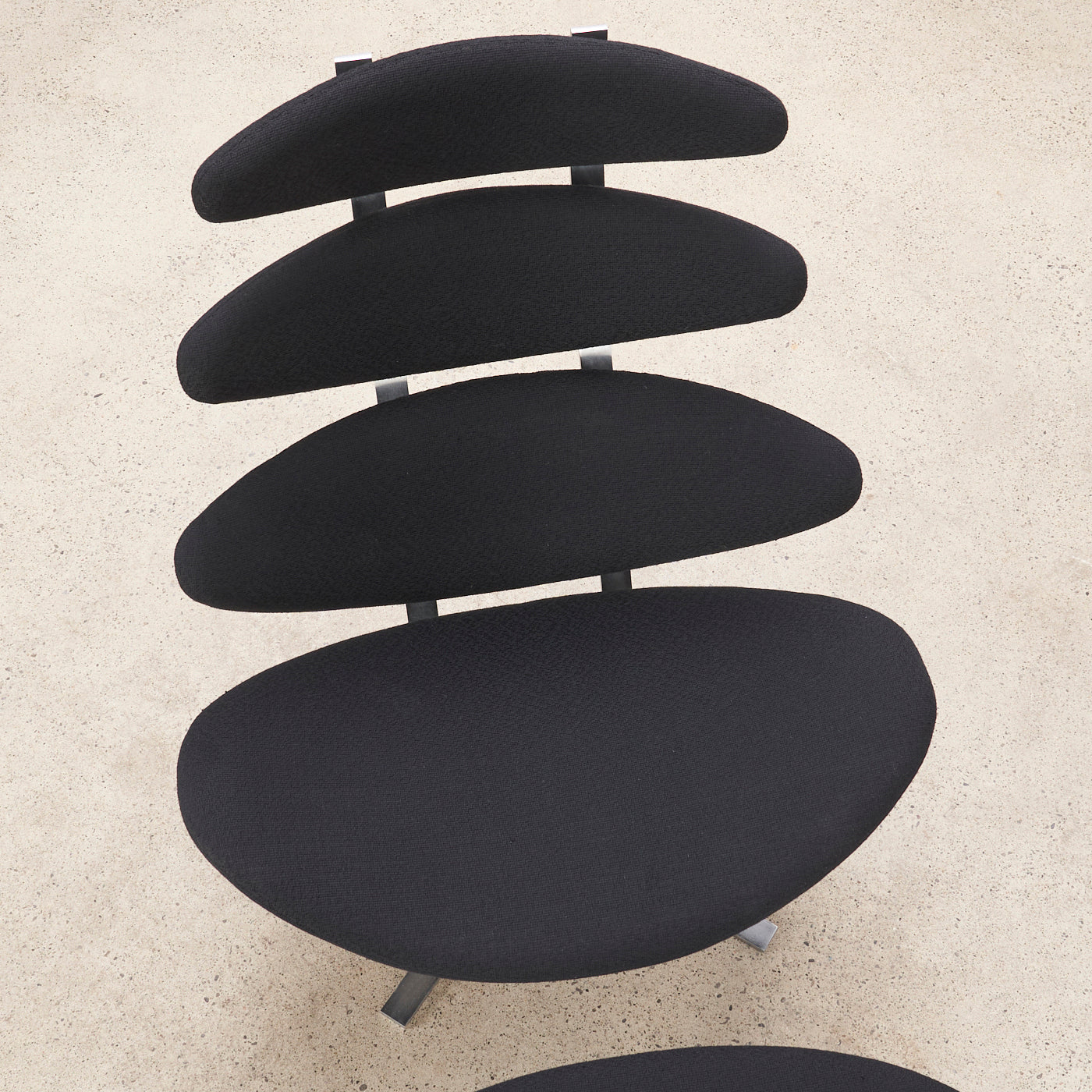 'EJ 5' aka 'Corona' Lounge Chair & Ottoman by Poul Volther for Erik Jørgensen, Denmark