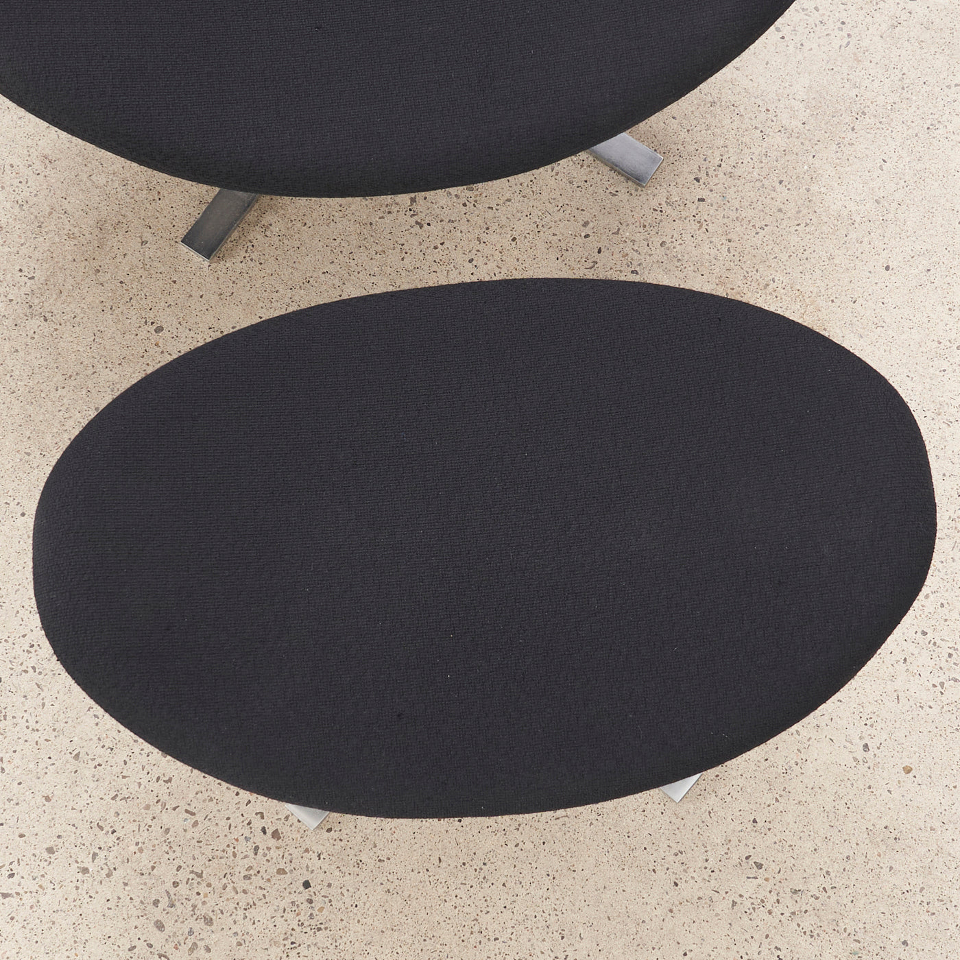 'EJ 5' aka 'Corona' Lounge Chair & Ottoman by Poul Volther for Erik Jørgensen, Denmark
