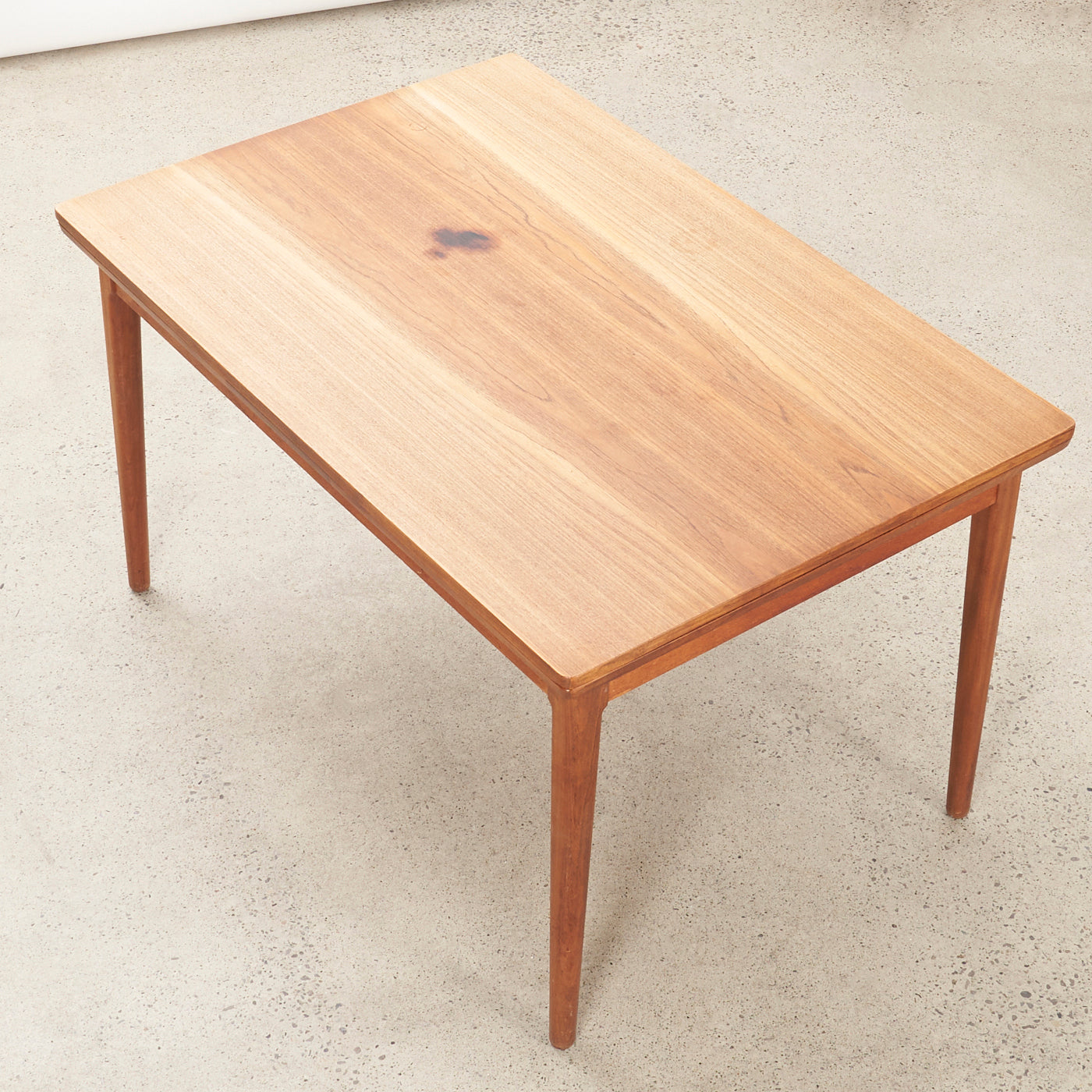 Teak Draw-Leaf Dining Table