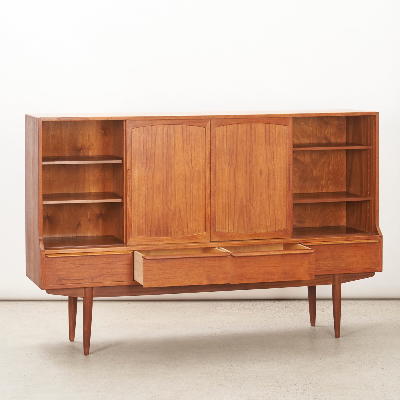 Teak Highboard
