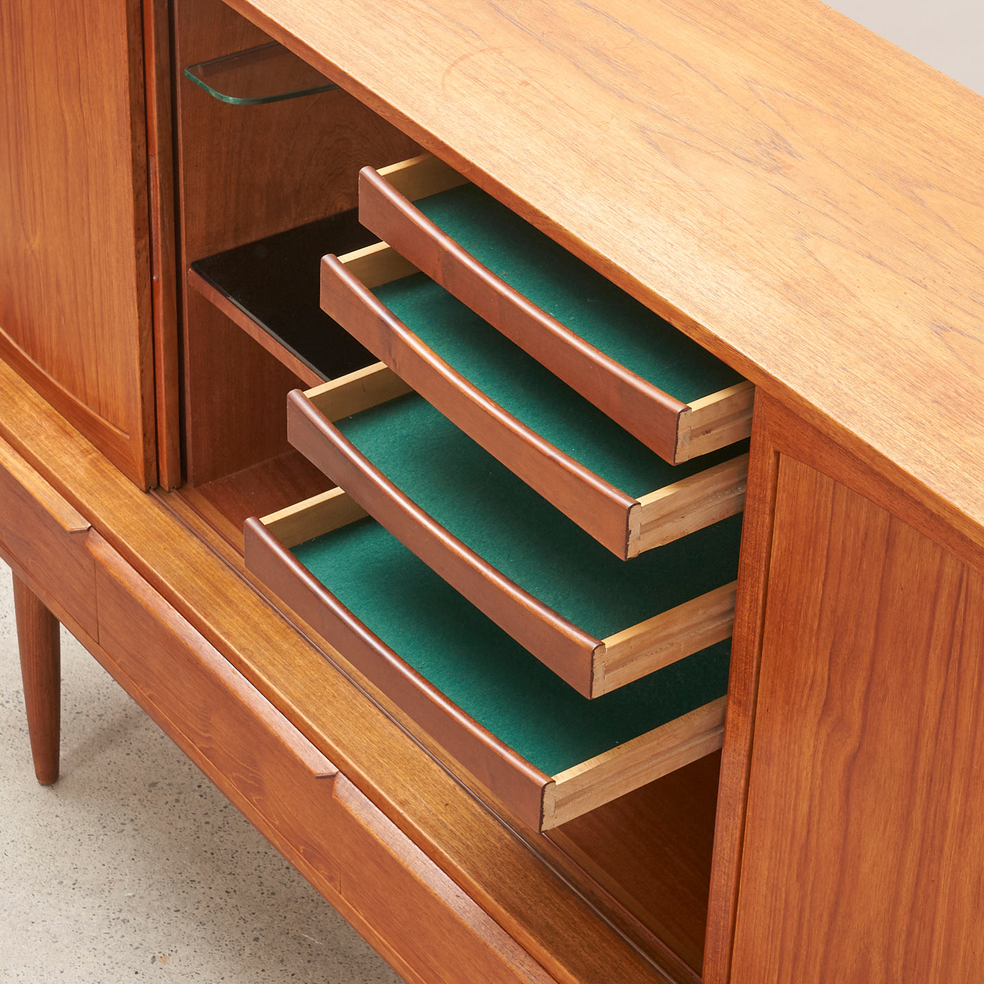 Teak Highboard