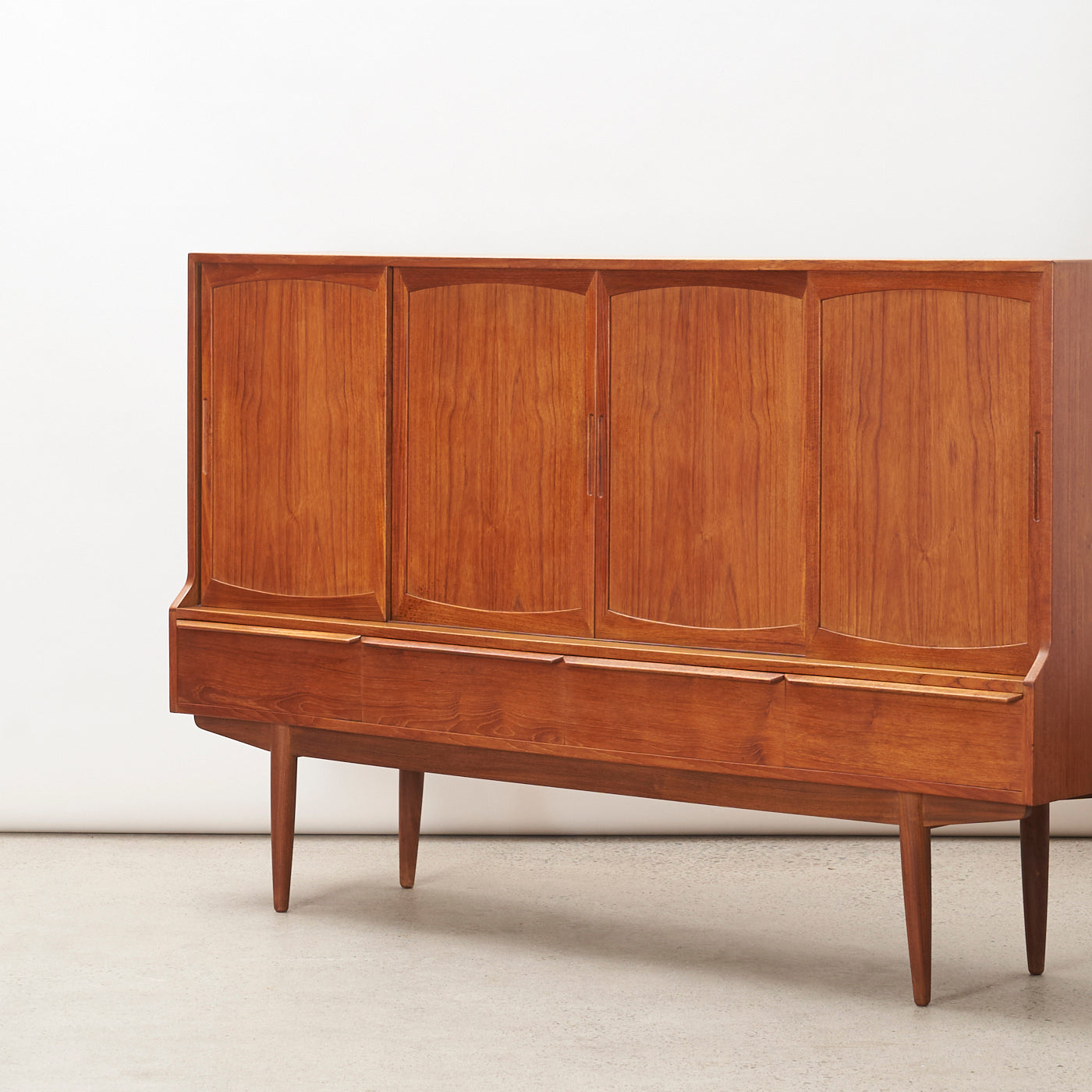 Teak Highboard