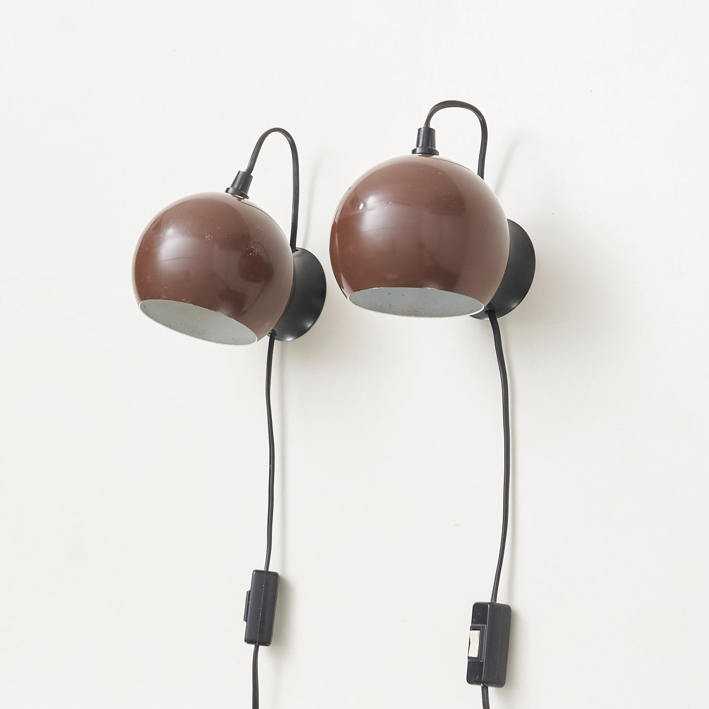 Pair of Eyeball Sconces, Denmark