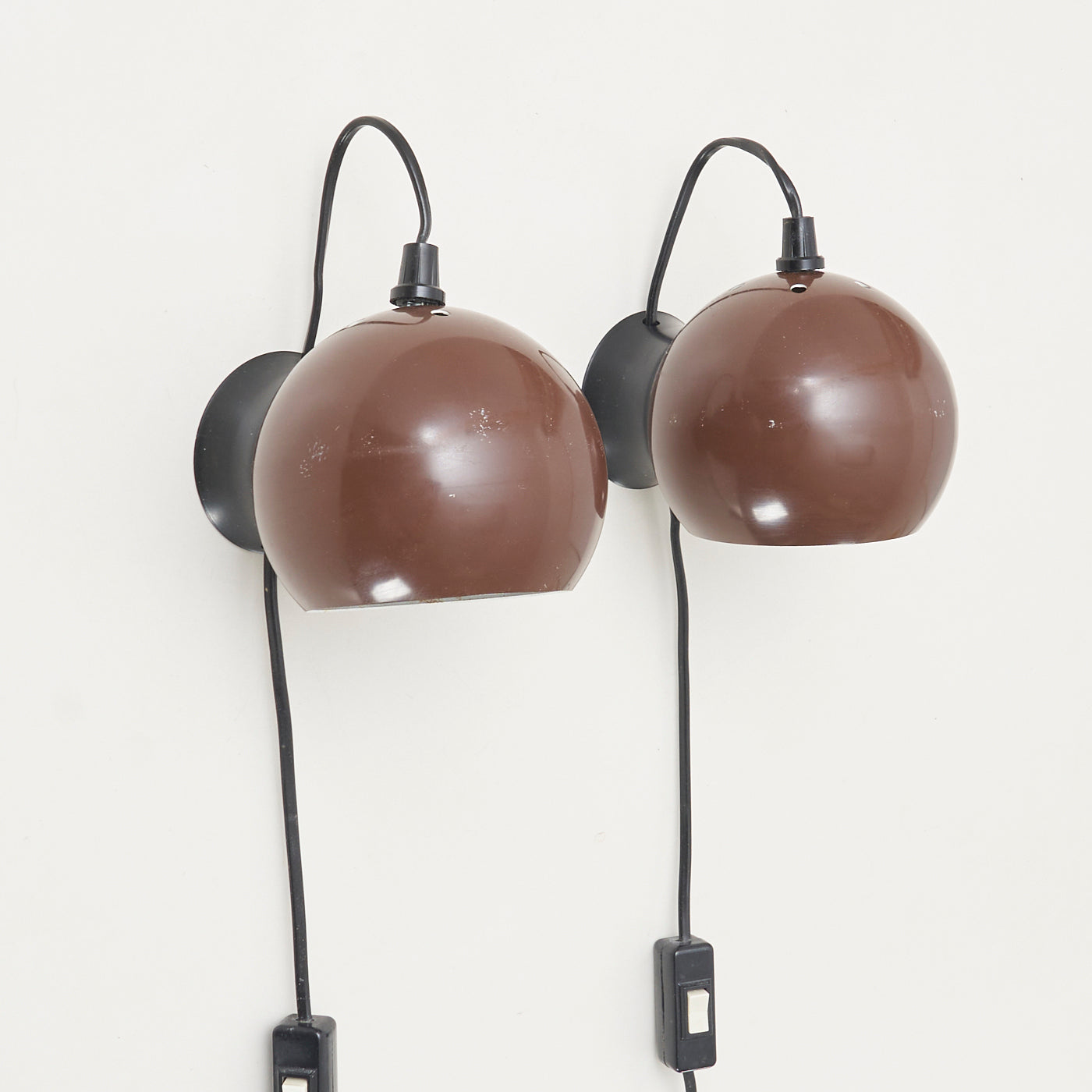 Pair of Eyeball Sconces, Denmark