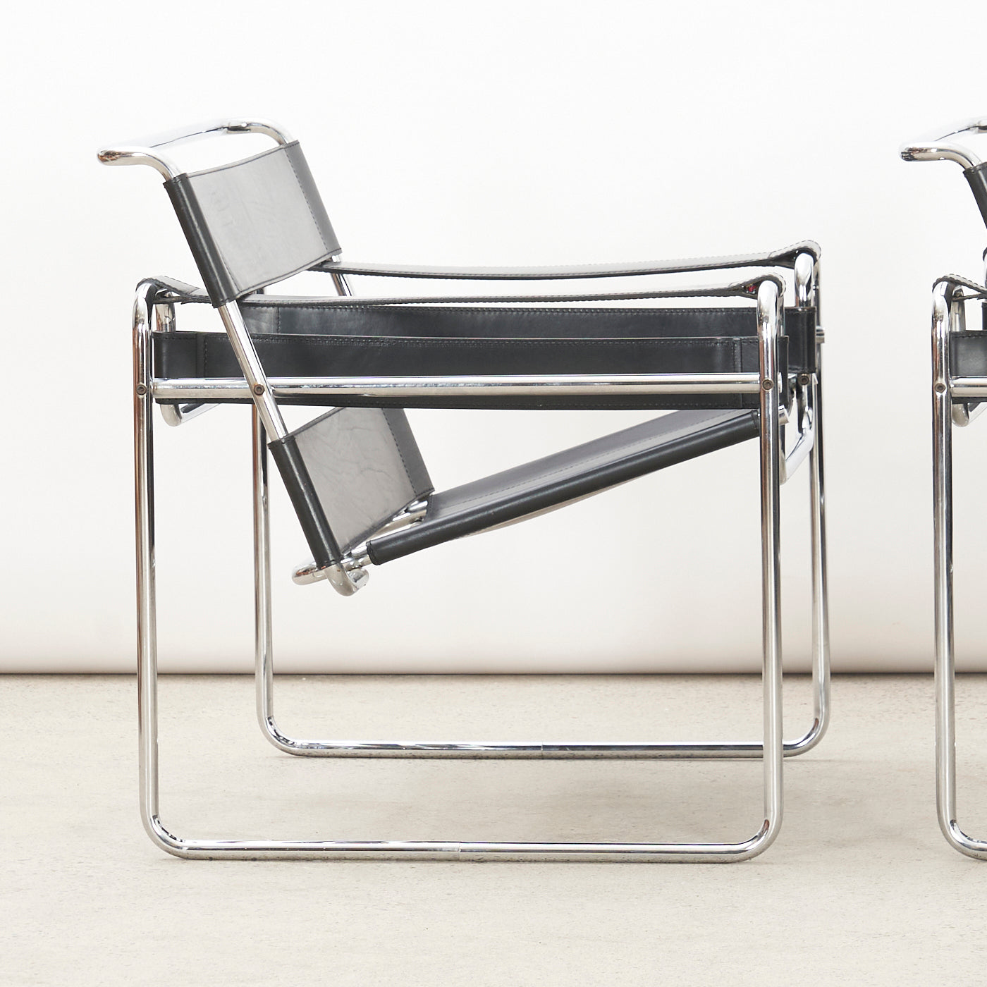 Pair of Vintage 'Wassily' Chairs for Matteo Grassi, Italy