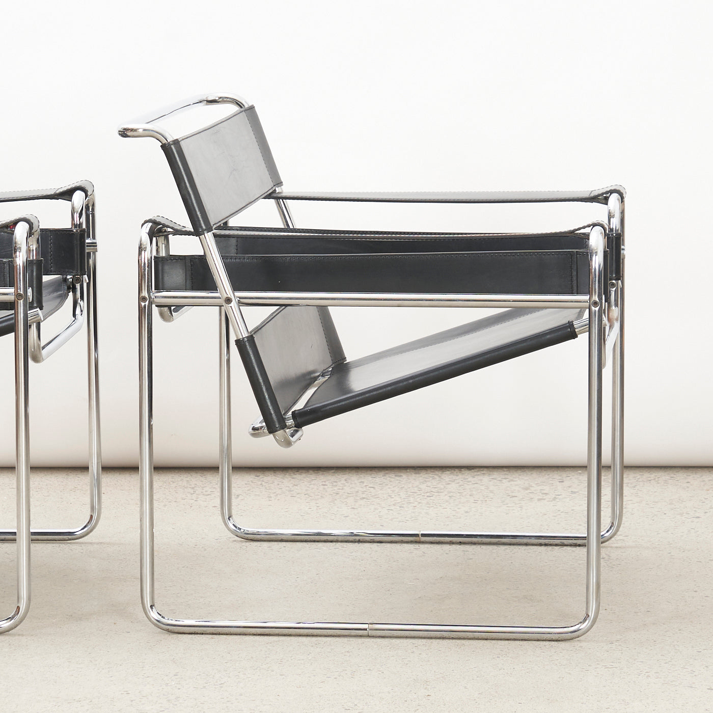 Pair of Vintage 'Wassily' Chairs for Matteo Grassi, Italy