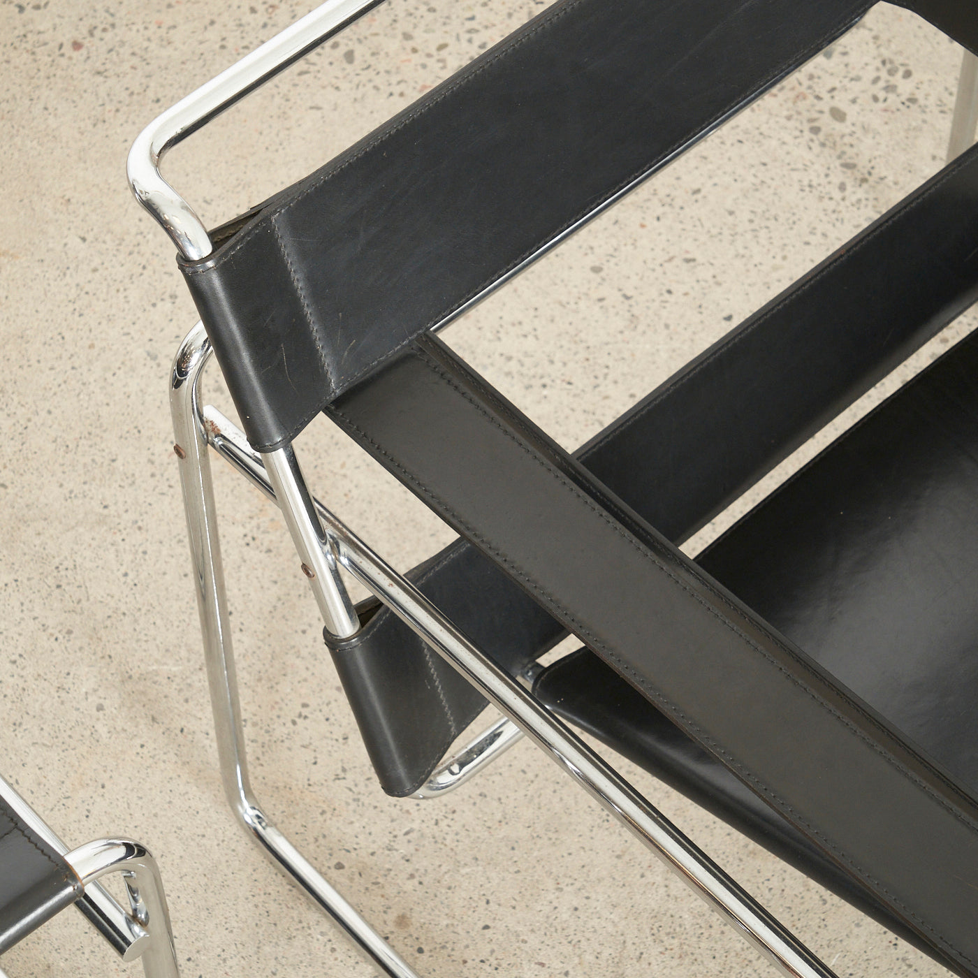 Pair of Vintage 'Wassily' Chairs for Matteo Grassi, Italy