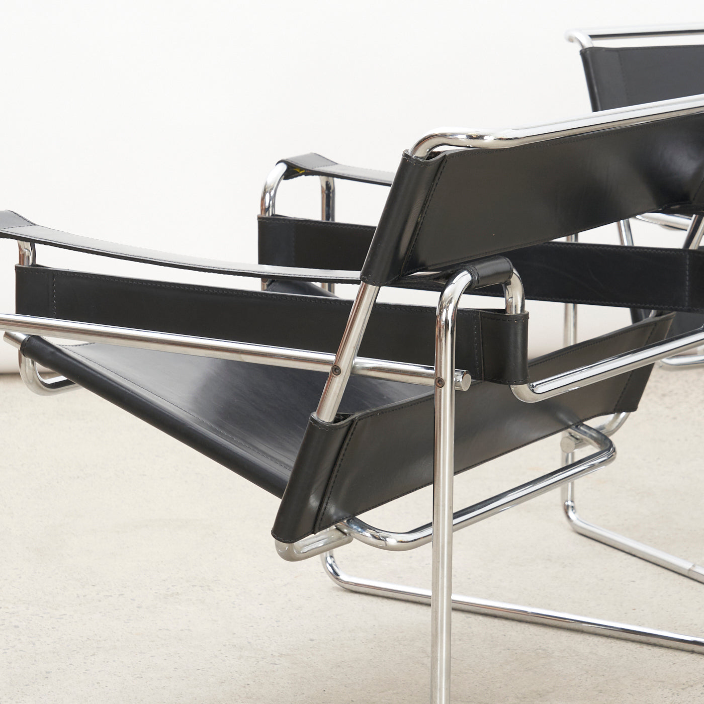 Pair of Vintage 'Wassily' Chairs for Matteo Grassi, Italy