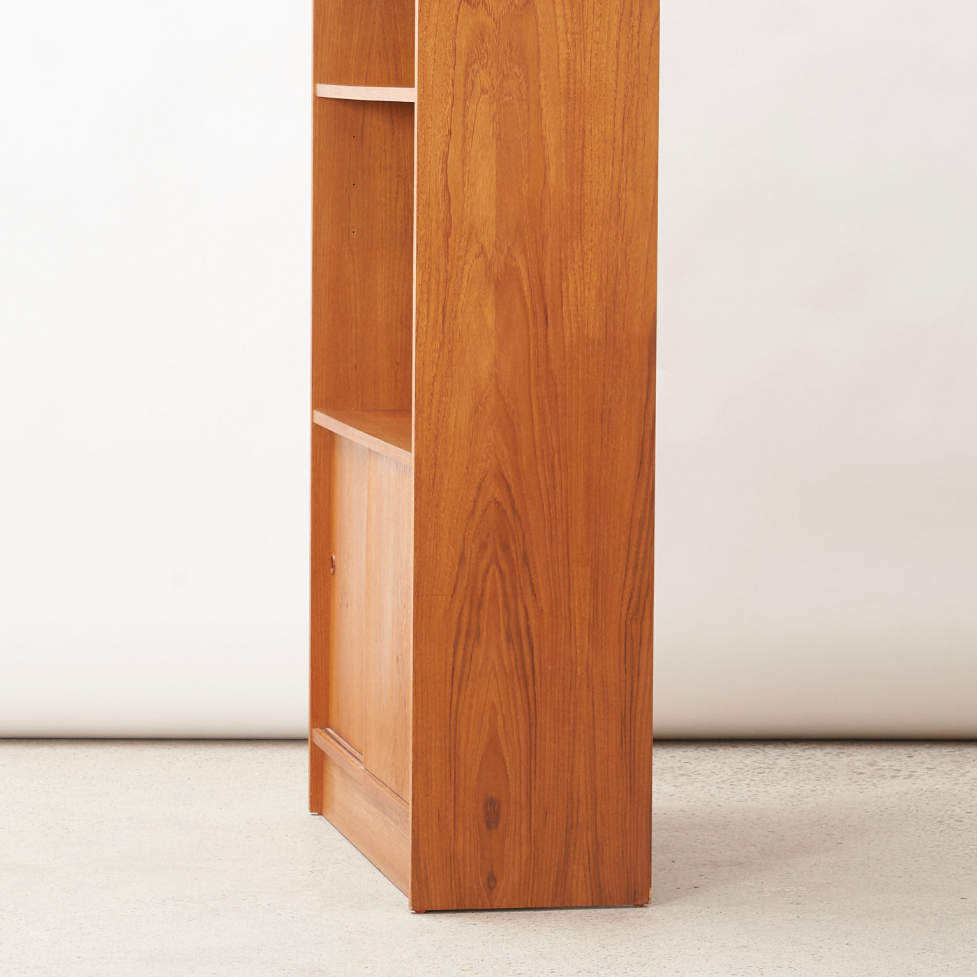Teak Bookcase w/ Sliding Doors, Denmark