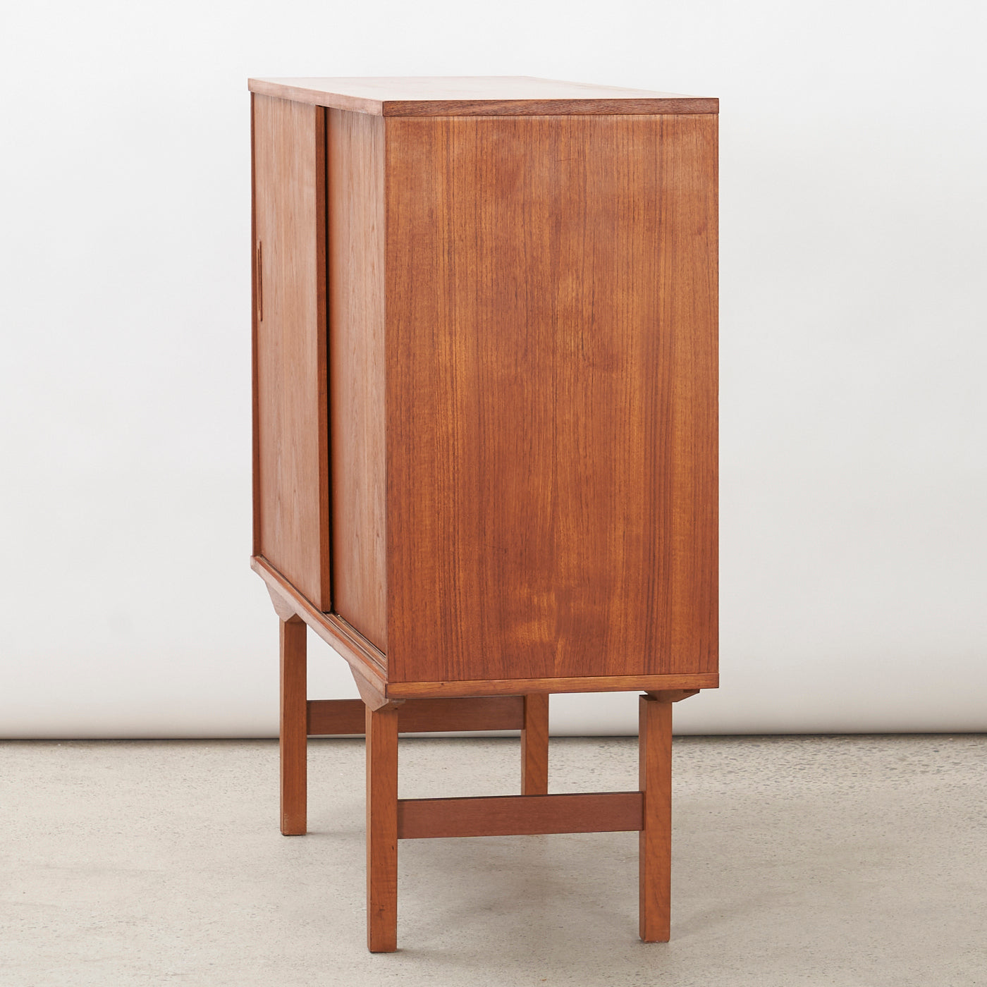 Compact Teak Highboard, Denmark