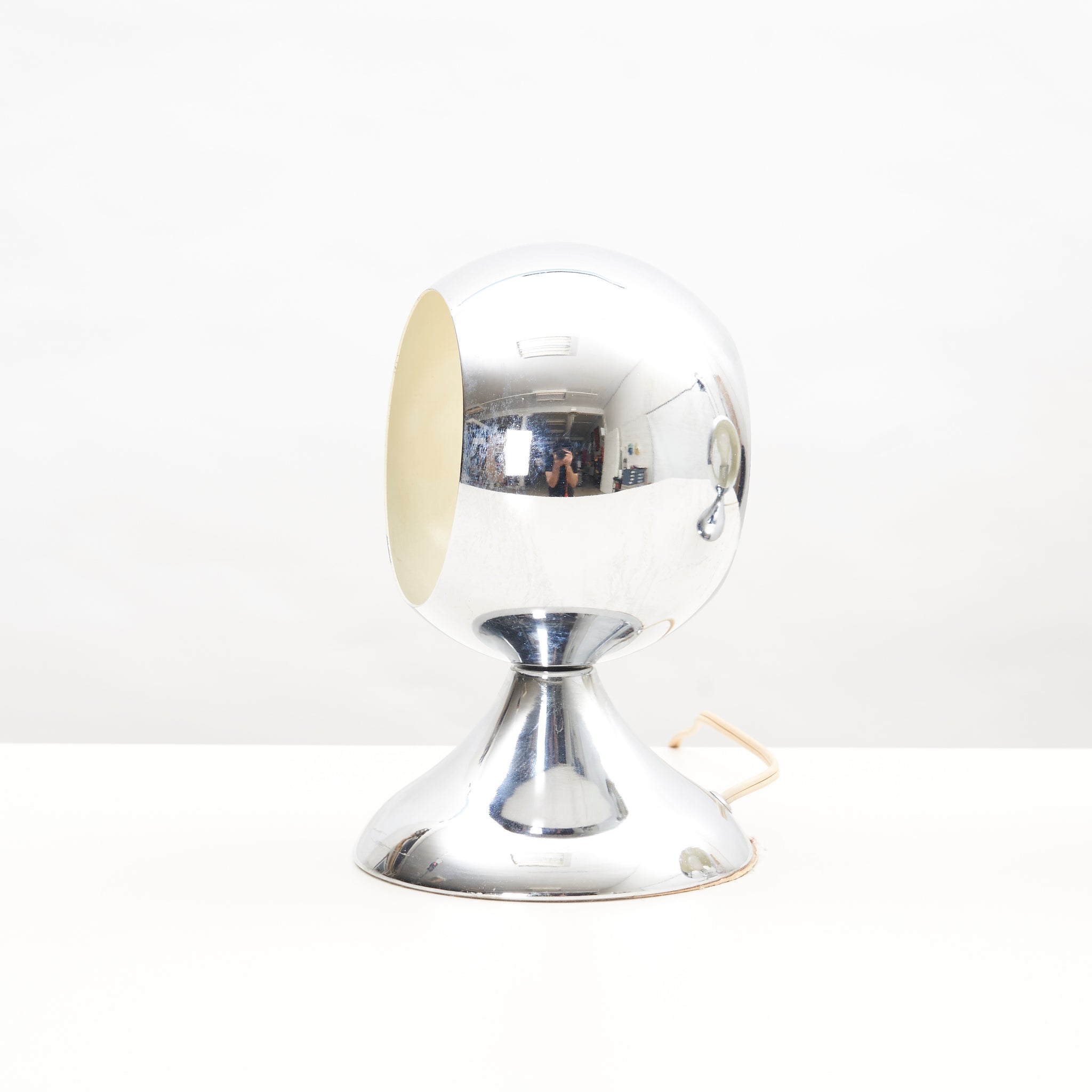 Pair of Chrome Table Lamps