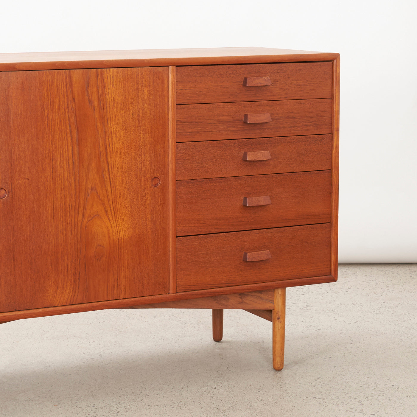 Teak Sideboard by Svend Åge Hansen for Næstved Møbelfabrik, Denmark