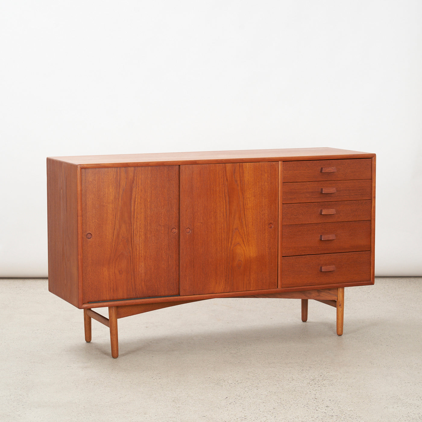 Teak Sideboard by Svend Åge Hansen for Næstved Møbelfabrik, Denmark