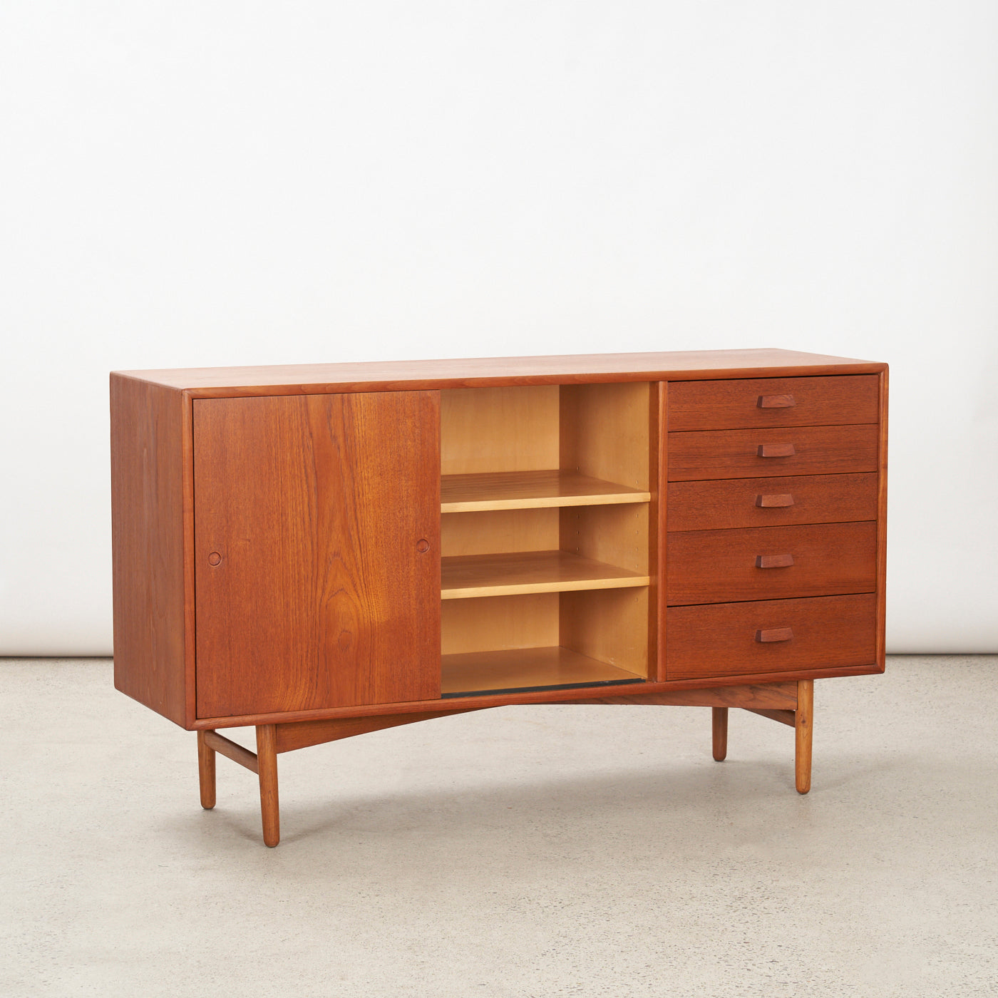 Teak Sideboard by Svend Åge Hansen for Næstved Møbelfabrik, Denmark