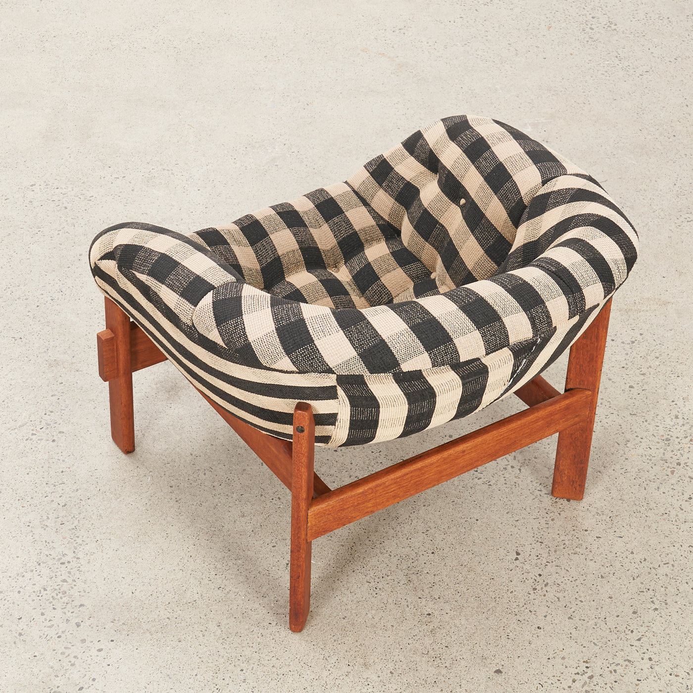 Teak Tub Lounge Chair by R. Huber