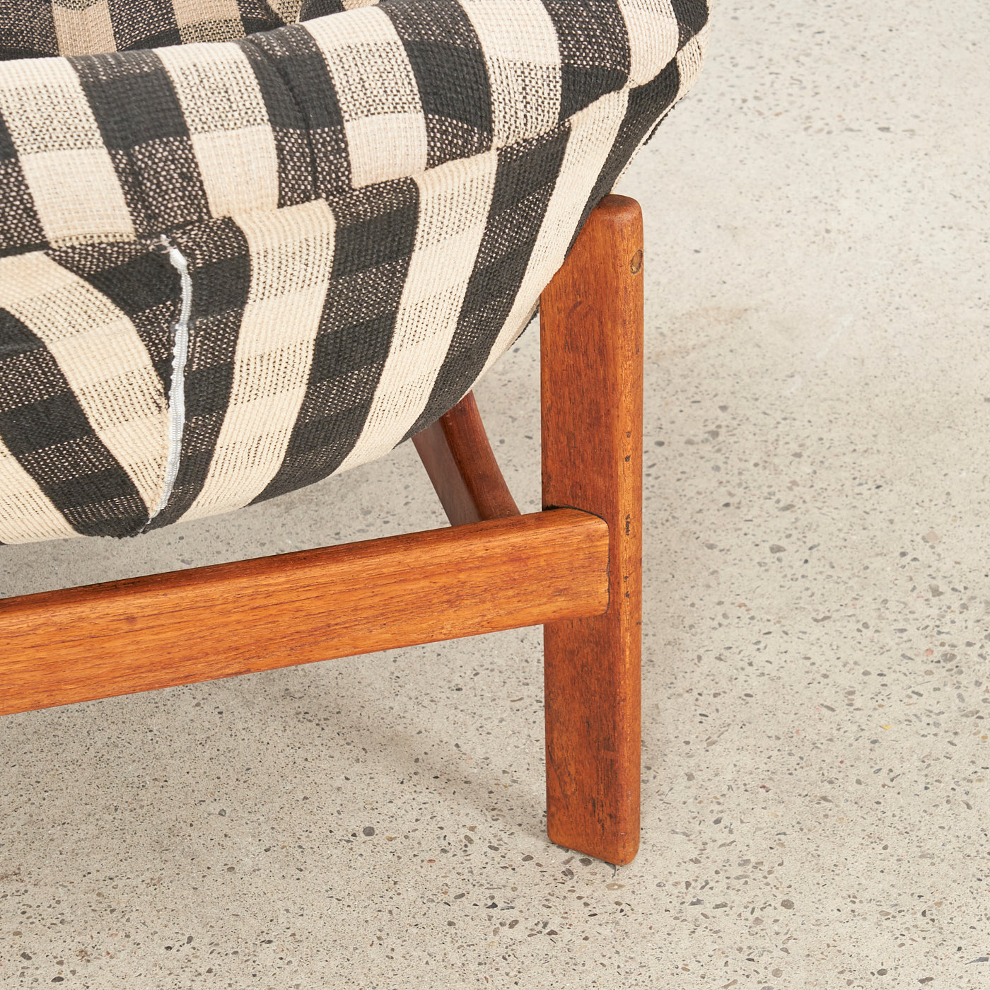 Teak Tub Lounge Chair by R. Huber
