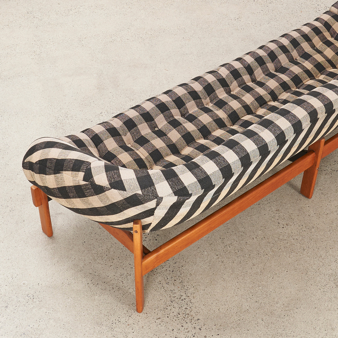 Teak Tub 3 Seater Sofa by R. Huber
