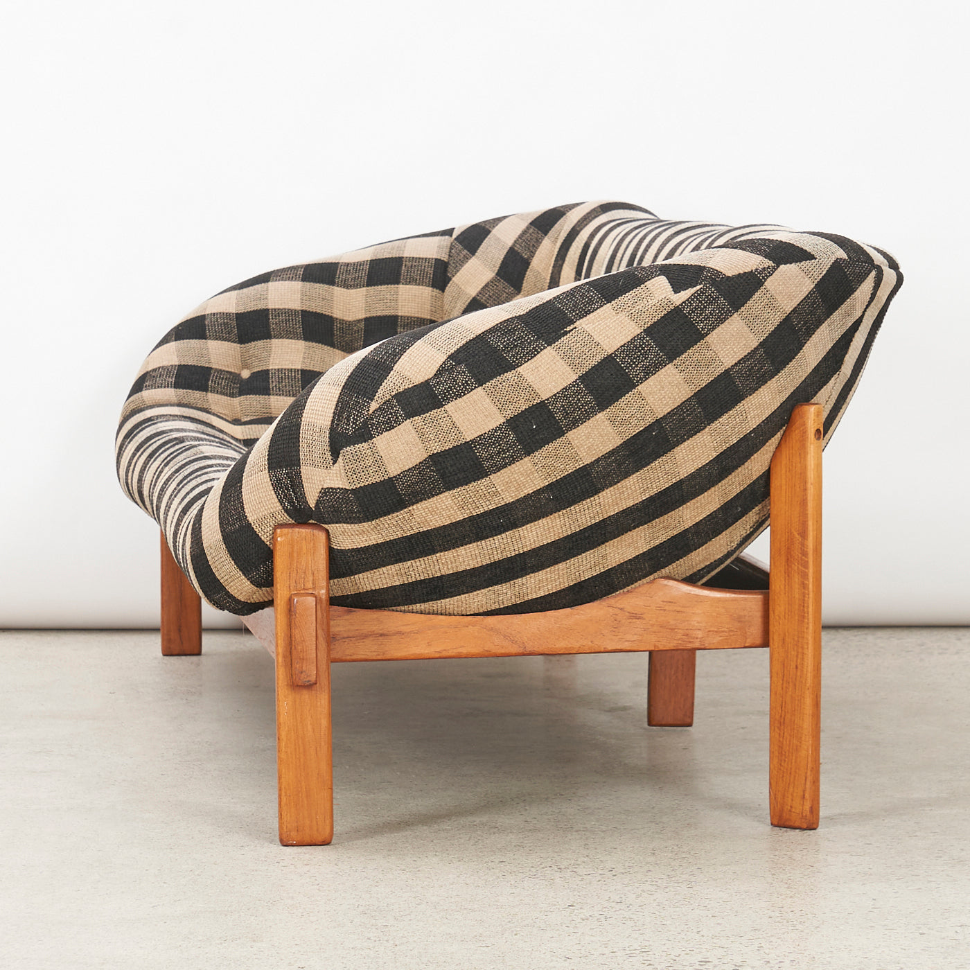 Teak Tub 3 Seater Sofa by R. Huber