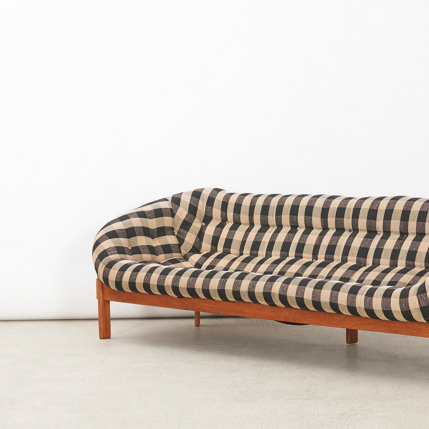 Teak Tub 3 Seater Sofa by R. Huber