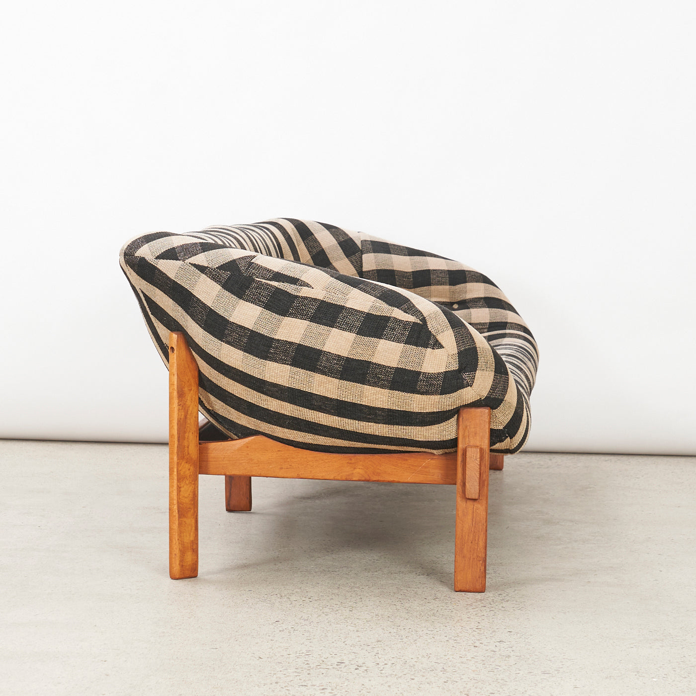 Teak Tub 3 Seater Sofa by R. Huber