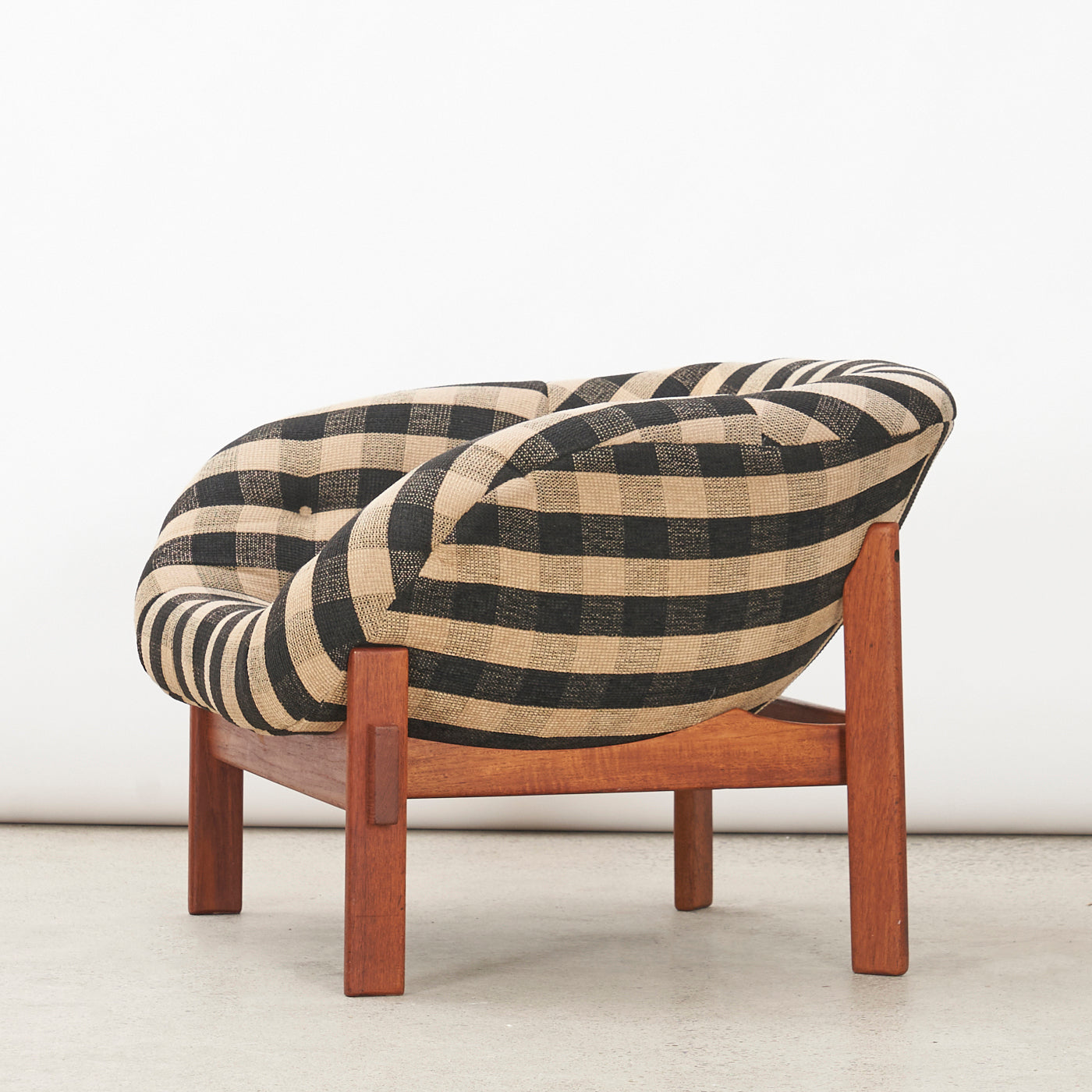 Teak Tub Lounge Chair by R. Huber