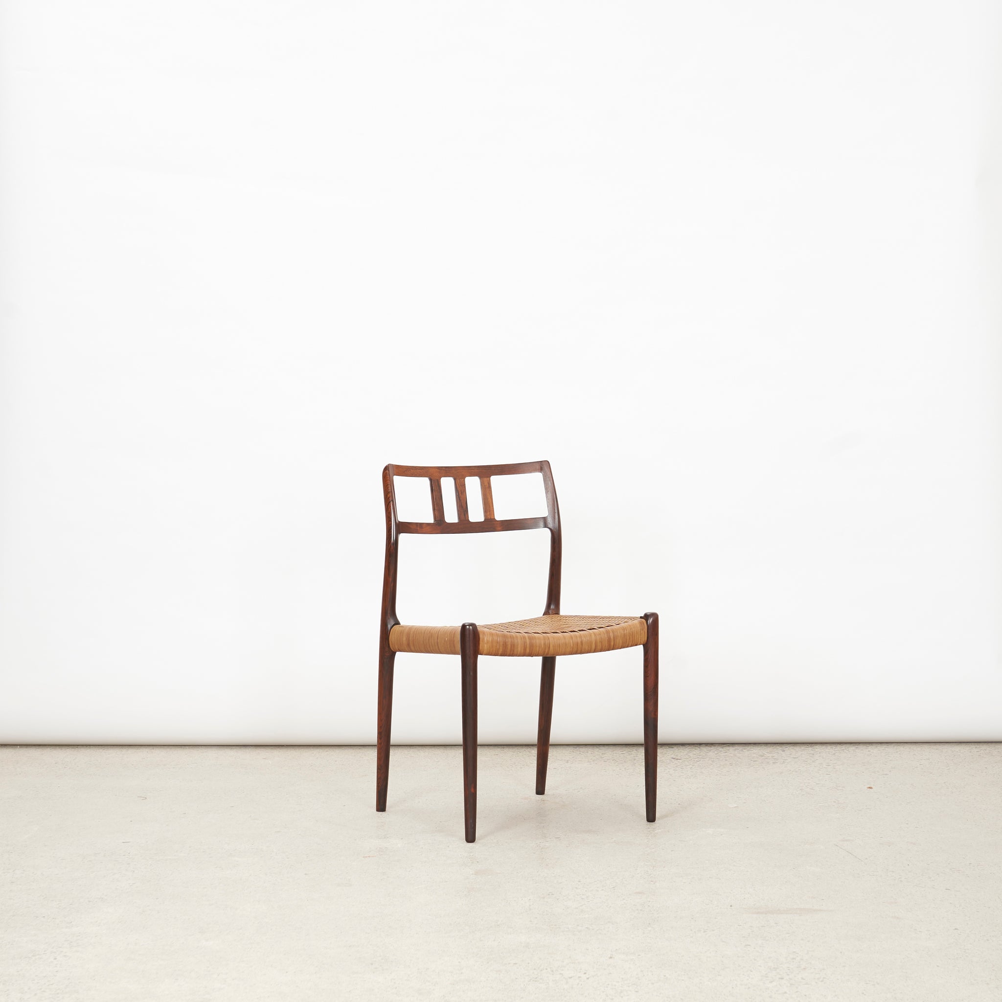 Set of 4 'Model 79' Rosewood Dining Chairs by Niels O. Møller for J.L. Møller Møbelfabrik