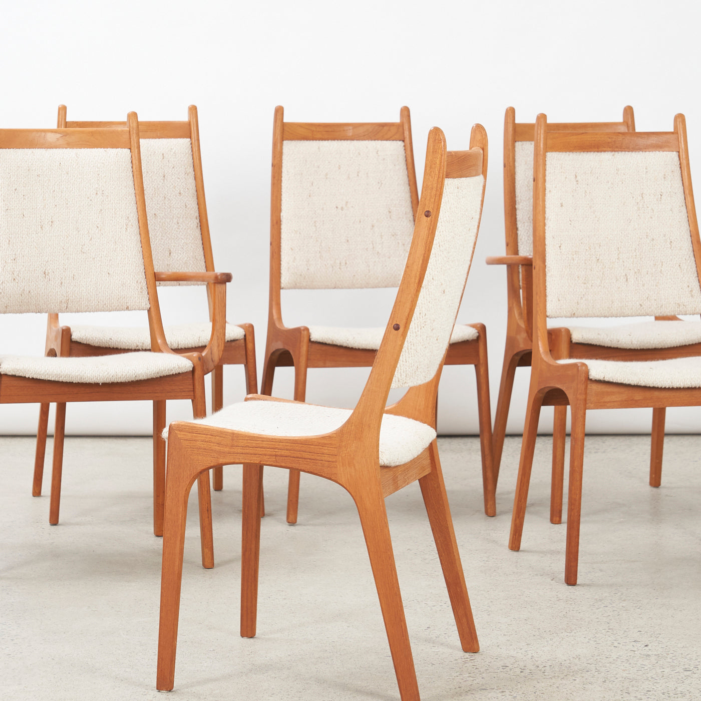 Set of 6 Teak Dining chairs