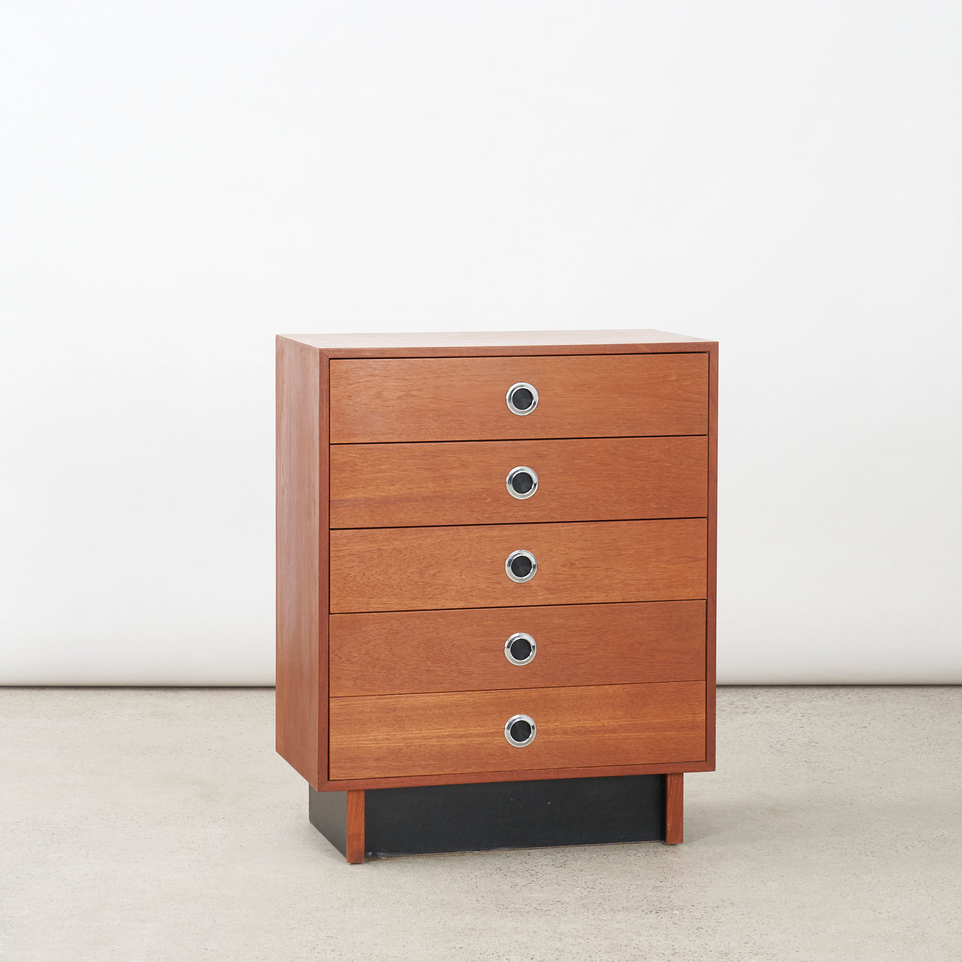 Teak 5-Drawer Dresser