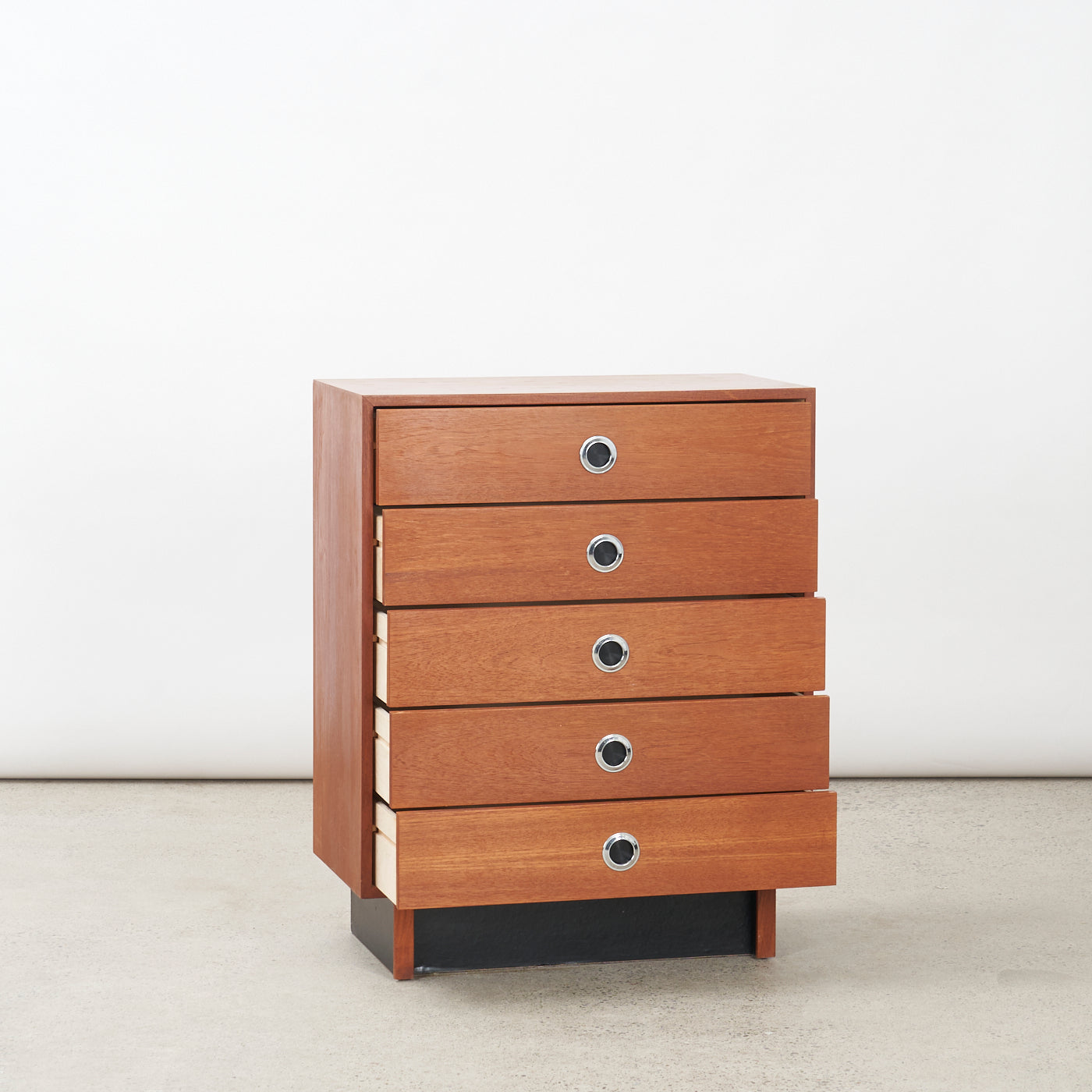 Teak 5-Drawer Dresser