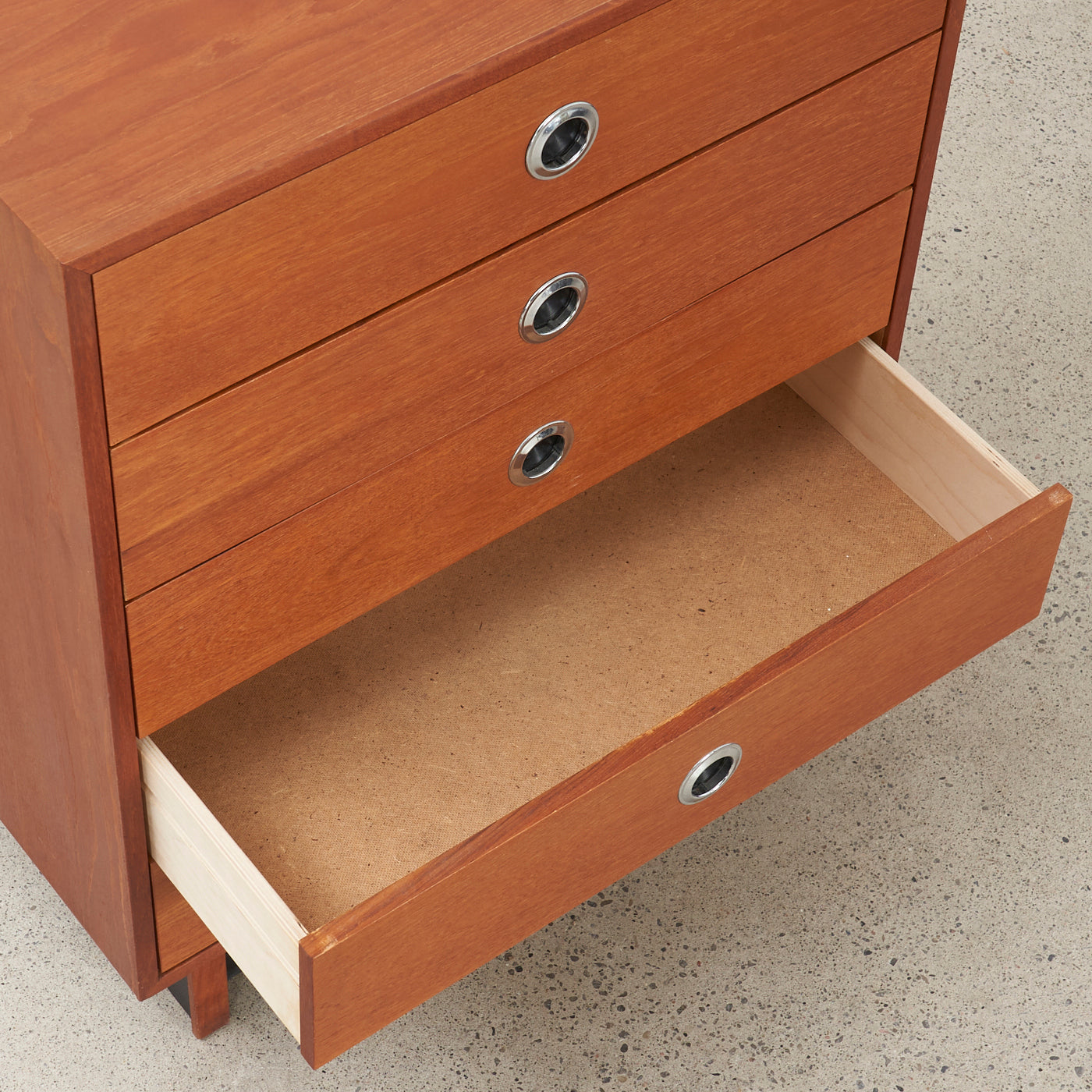 Teak 5-Drawer Dresser