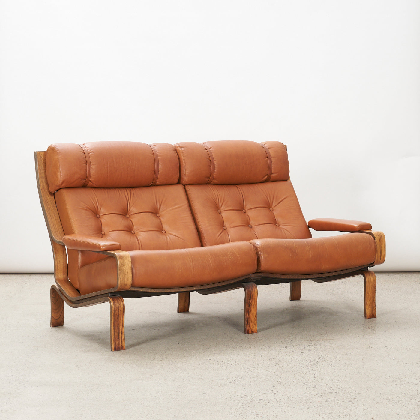 'Palermo' Loveseat by Pethrus Lindlöf for Lindlöfs Möbler, Sweden