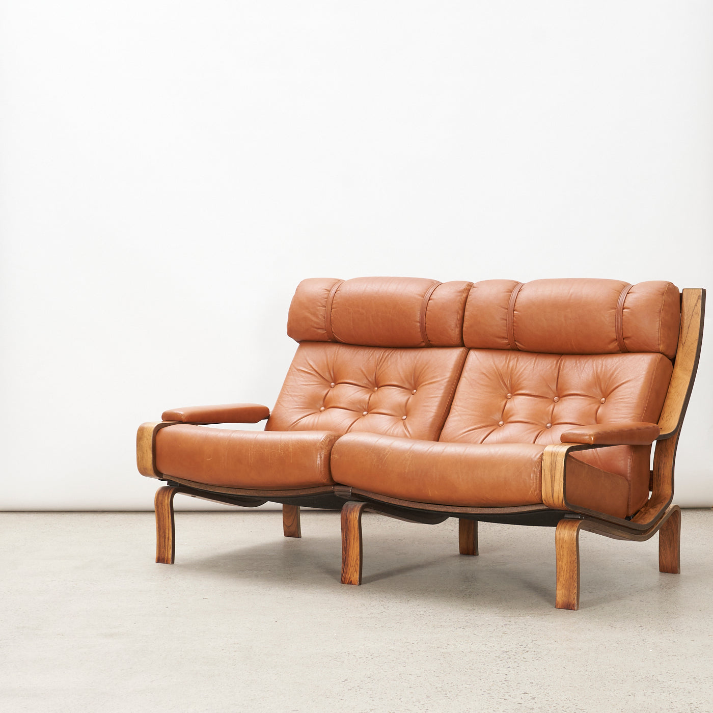 'Palermo' Loveseat by Pethrus Lindlöf for Lindlöfs Möbler, Sweden