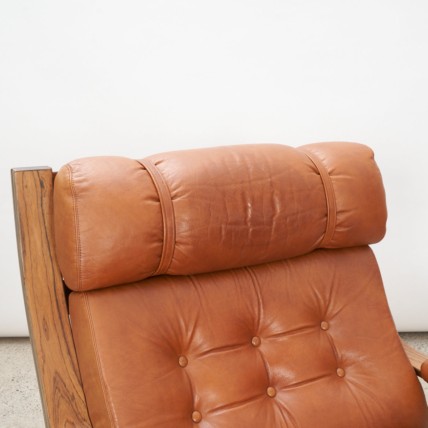 'Palermo' Lounge chair & Ottoman by Pethrus Lindlöf for Lindlöfs Möbler, Sweden