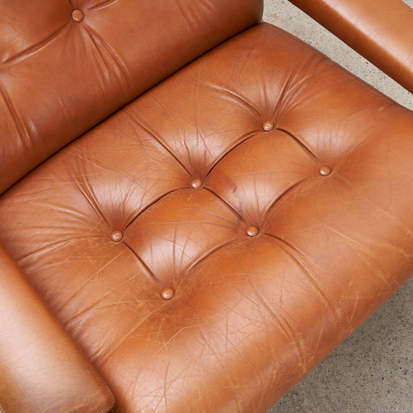 'Palermo' Lounge chair & Ottoman by Pethrus Lindlöf for Lindlöfs Möbler, Sweden