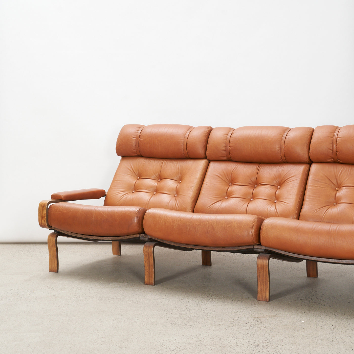 'Palermo' 3 Seater Sofa by Pethrus Lindlöf for Lindlöfs Möbler, Sweden