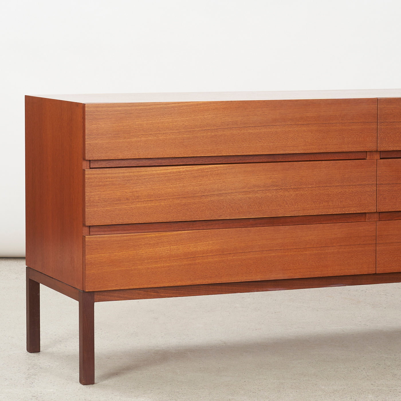 Teak 6 Drawer Dresser by REFF