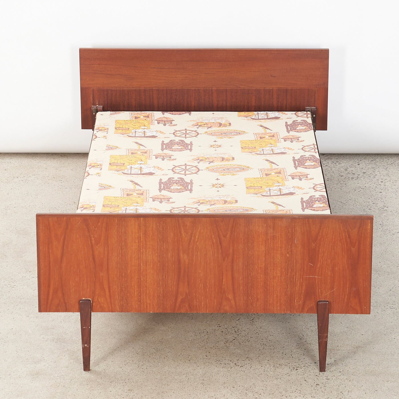 Vintage Teak Twin Bed