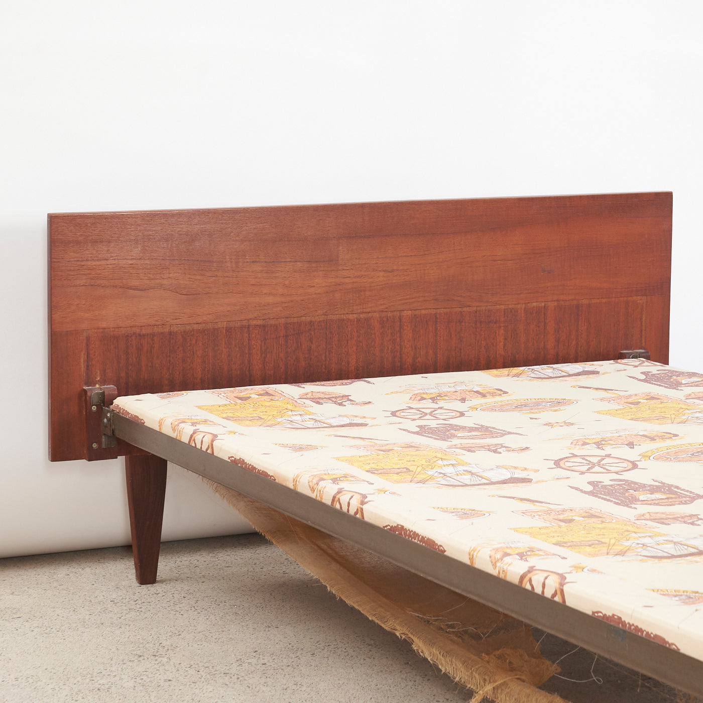 Vintage Teak Twin Bed