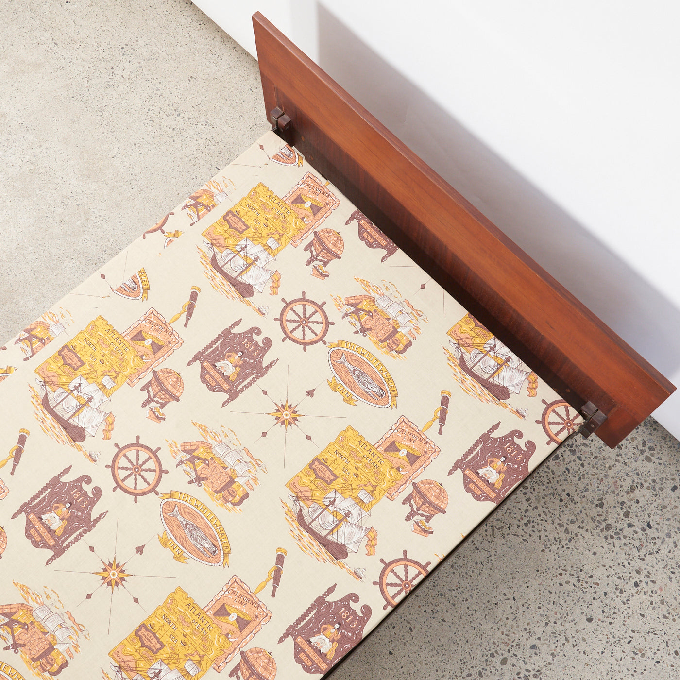 Vintage Teak Twin Bed