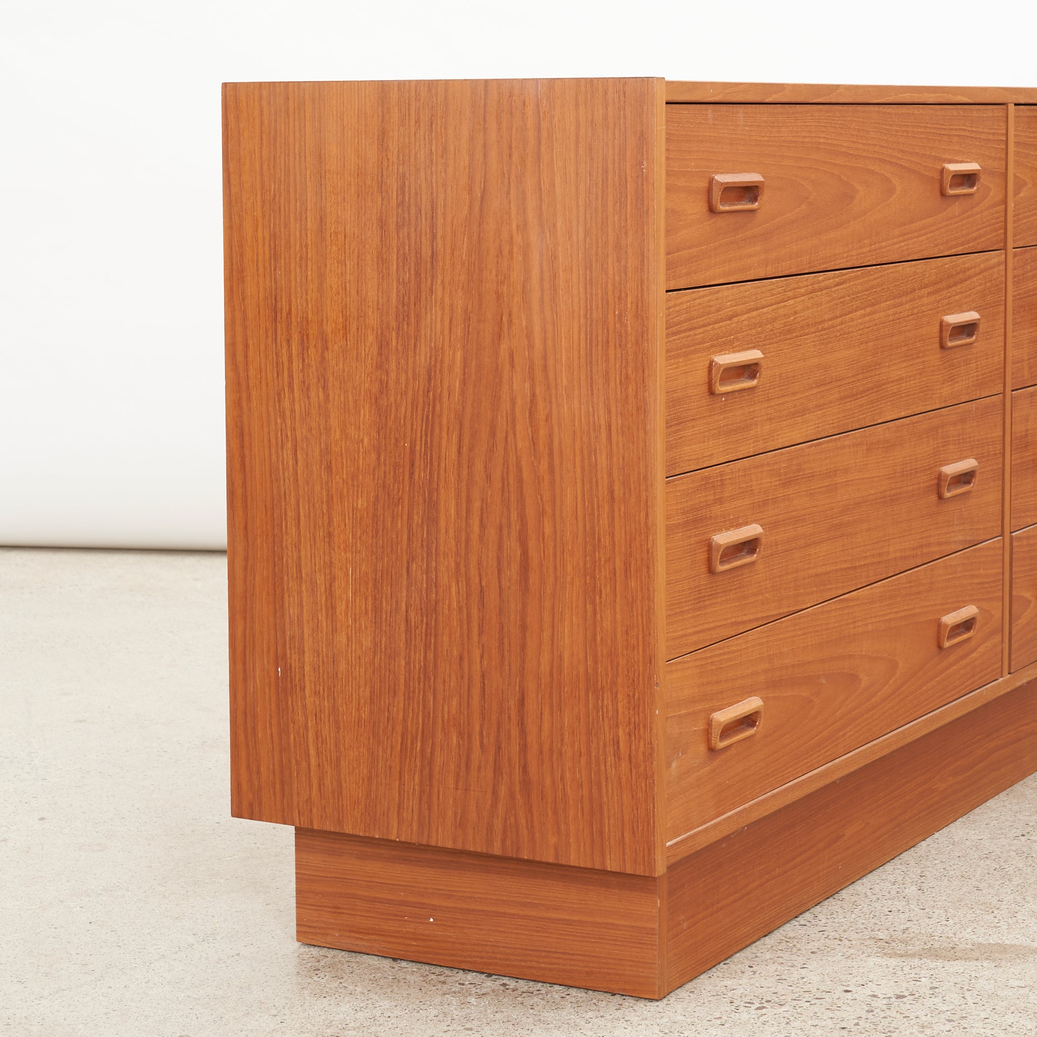 8 Drawer Teak Dresser