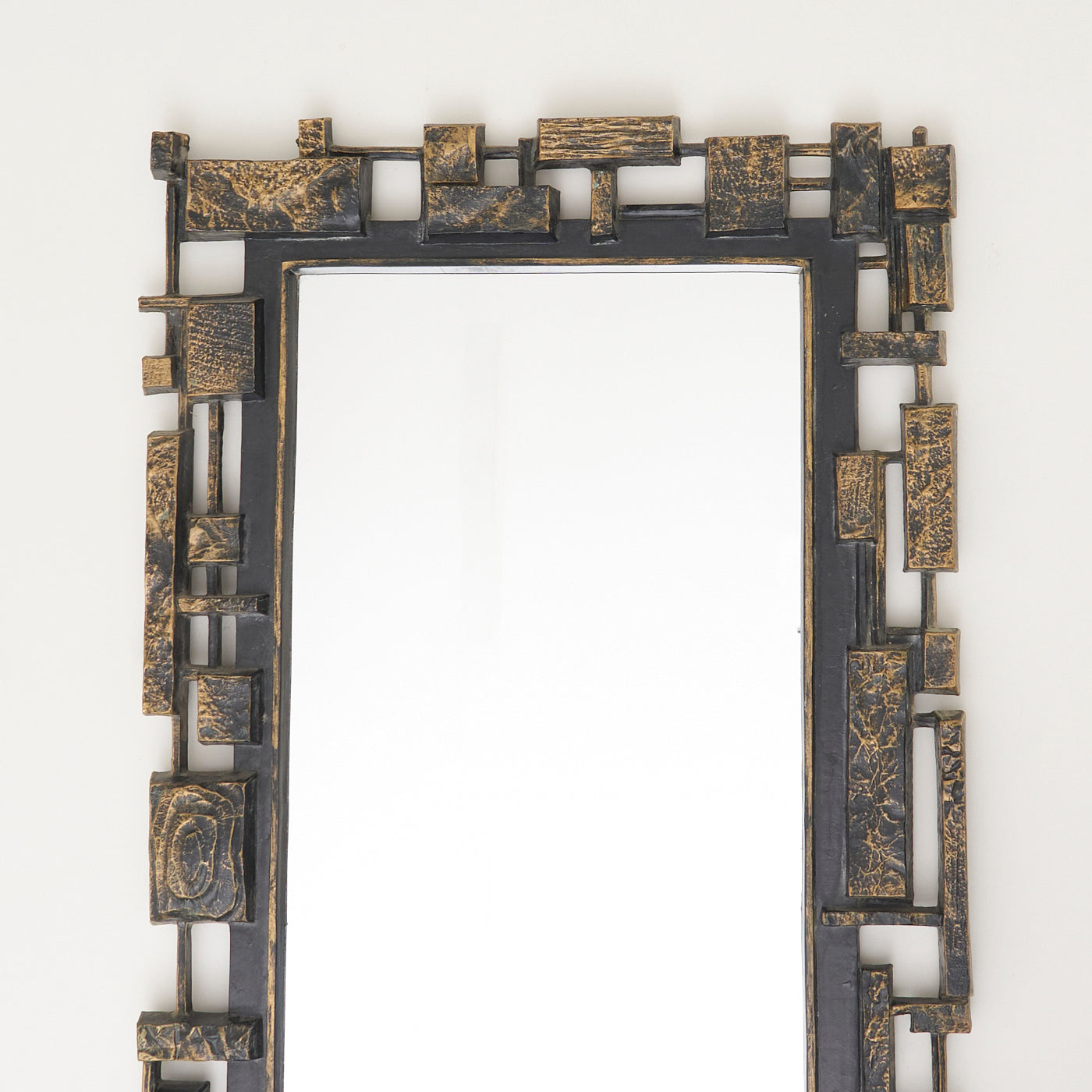 Vintage Brutalist Plastic Mirror by Dart Industries