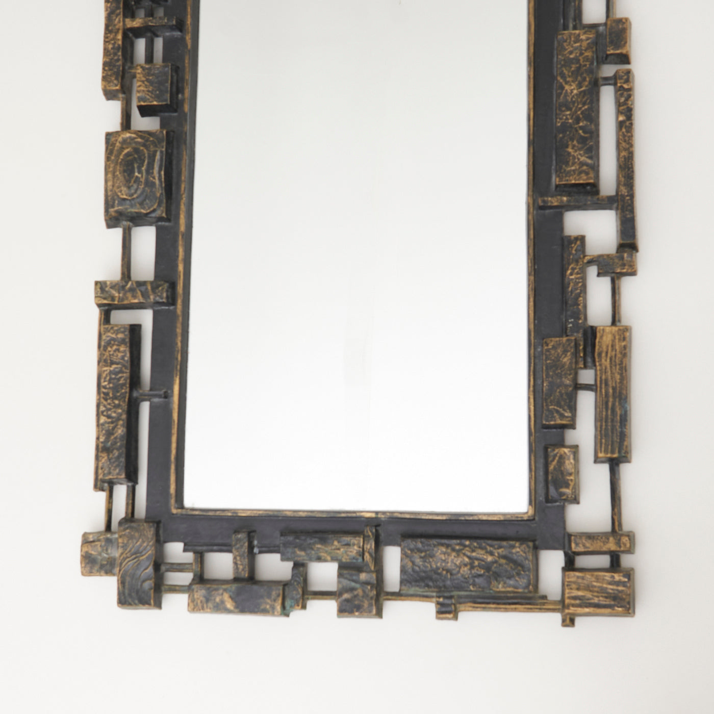 Vintage Brutalist Plastic Mirror by Dart Industries
