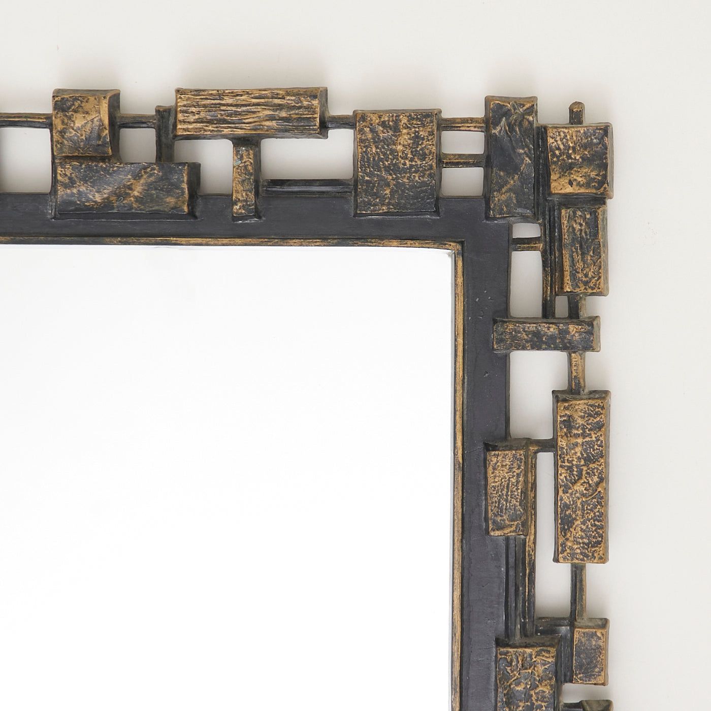 Vintage Brutalist Plastic Mirror by Dart Industries