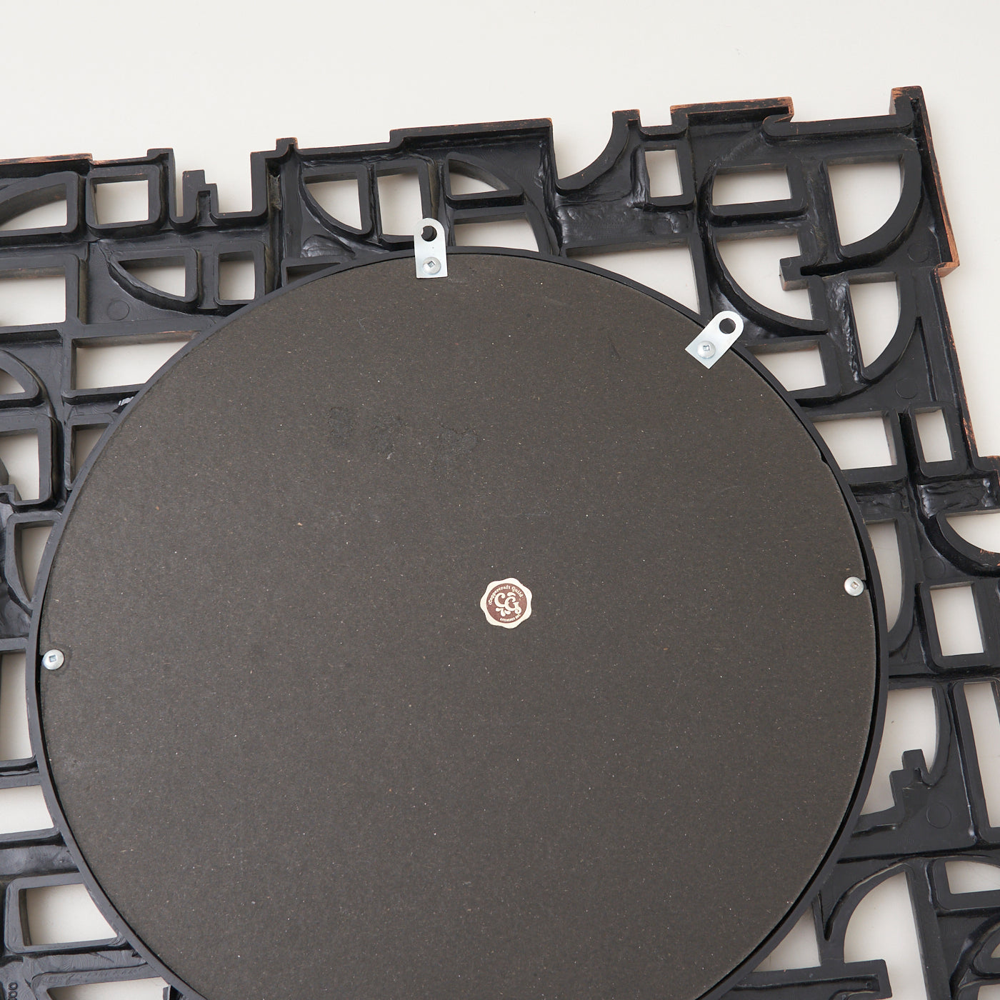 Vintage Brutalist Plastic Mirror by Copper Craft