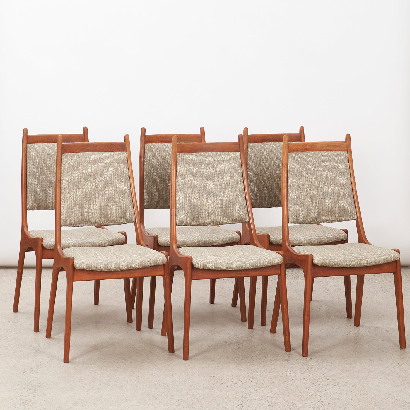 Set of 6 Teak Dining Chairs