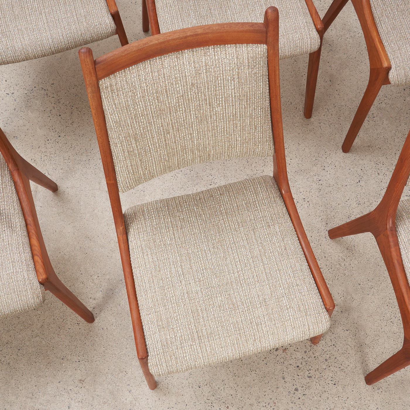 Set of 6 Teak Dining Chairs