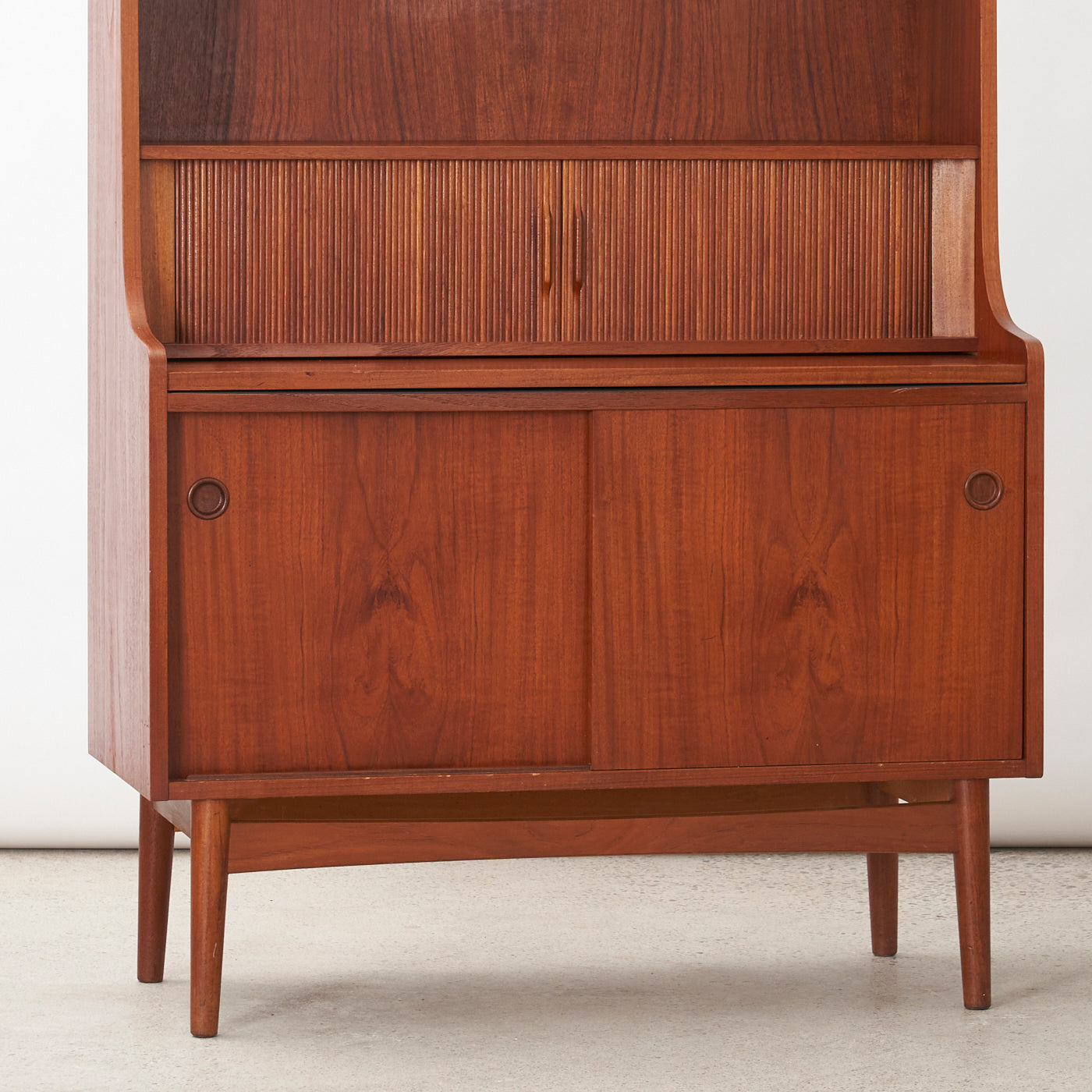 Teak Secretary Desk by Johannes Sorth for Bornholms Möbelfabrik, Denmark
