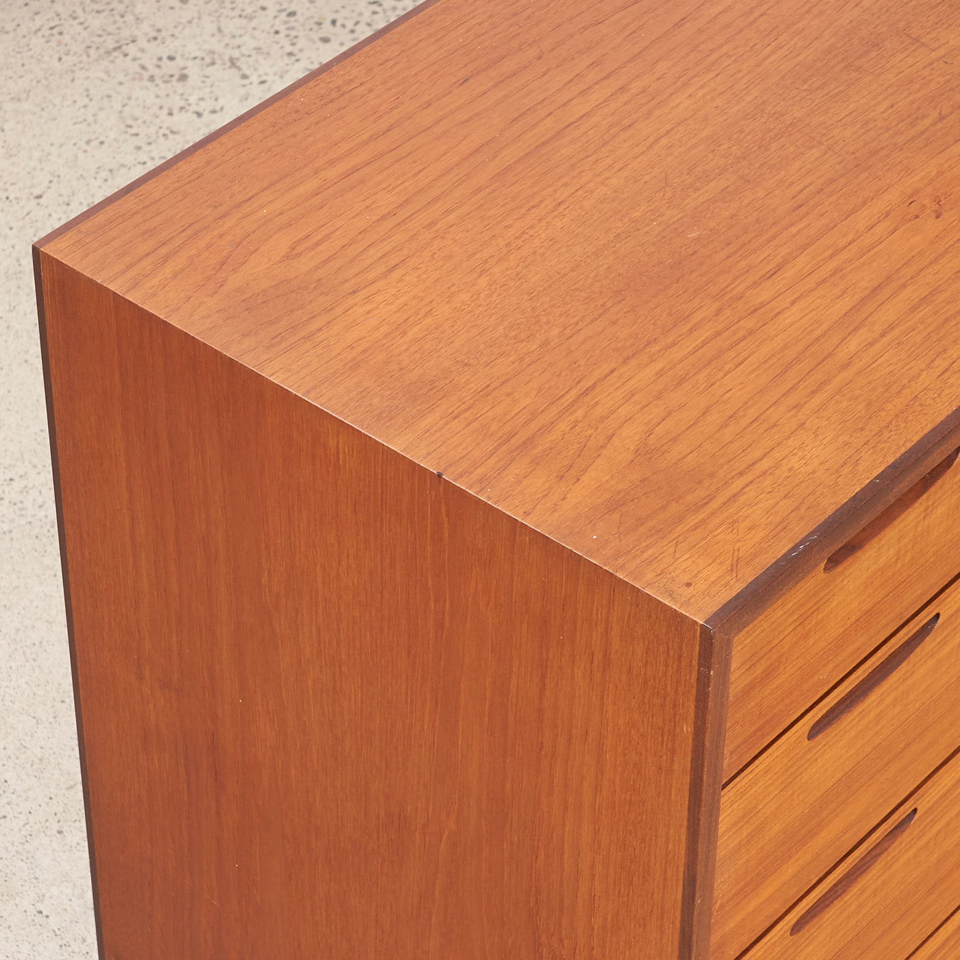 Teak 8-Drawer Dresser by Ib Kofod Larsen for Brande Møbelfabrik, Denmark