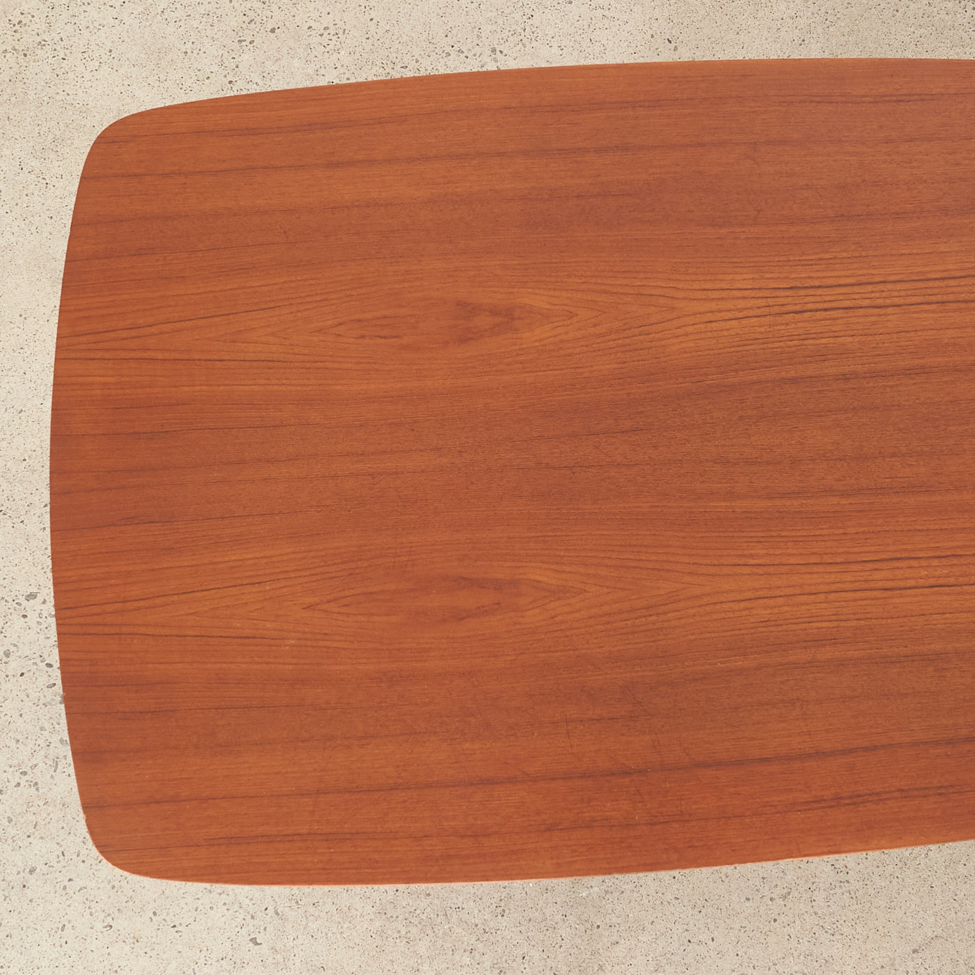 Teak 'Bullet' Desk by H.P. Hansen Møbelindustri, Denmark