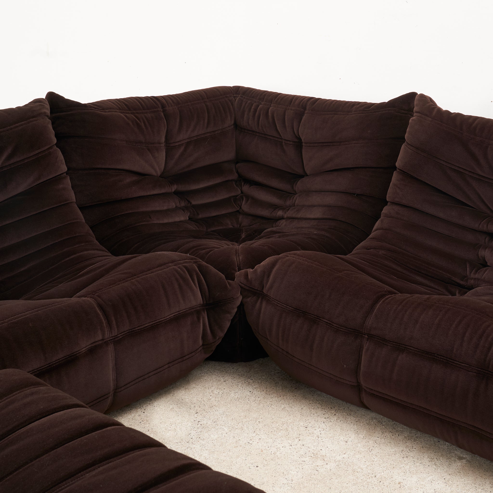 TOGO 5 Piece Sofa Set by Michel Ducaroy for Ligne Roset